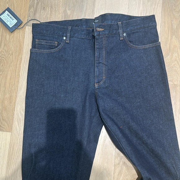 Ermenegildo Zegna 5 pocket dark wash jeans 34R (36x34) NWT - Picture 5 of 12